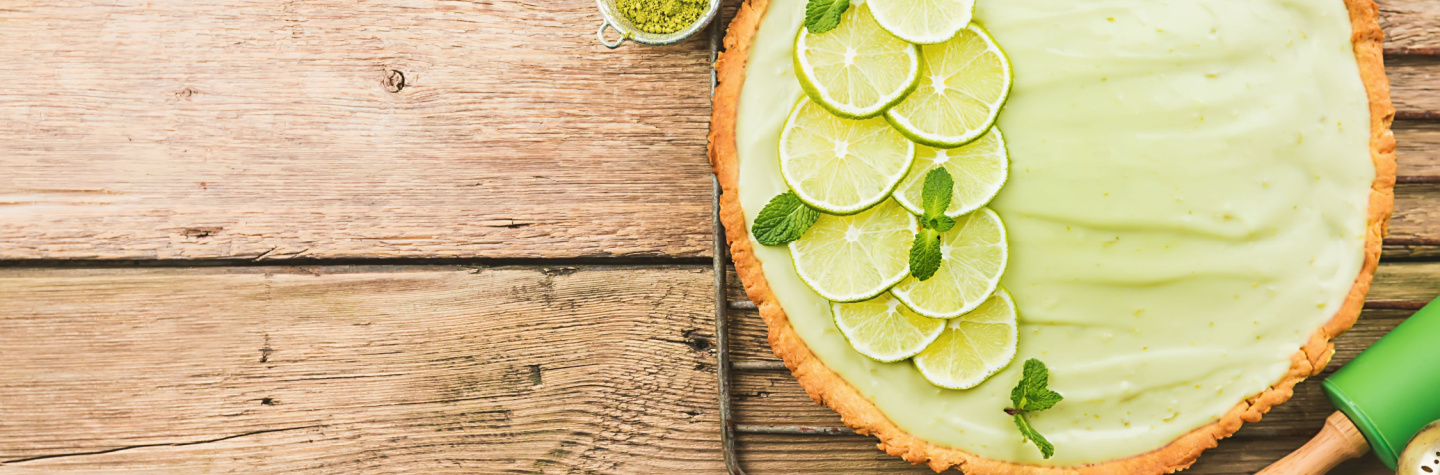 Opskrift på Key lime pie